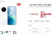 大内存党狂喜！vivo X500新增16GB+512GB版本：6499元