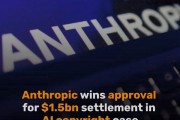AI巨头Anthropic下盗版书被罚15亿美元
