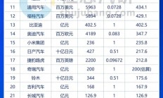 国内新势力一片叫好，为什么利润这么低？2024财年国内外车企净利润排名