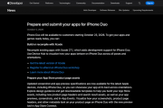 iPhone Duo发售在即！苹果开放适配应用提交：2027年4月起有新要求