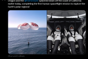 人类首次！SpaceX载人绕飞地球两极任务结束 机组成功返回地球