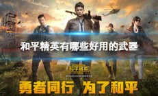 和平精英有哪些好用的武器排名（和平精英有哪些好用的武器）