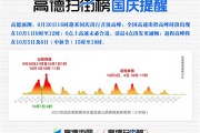 高德扫街榜发布国庆出行提醒：今天4点首波高峰 最繁忙高速TOP10出炉