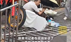 男子试驾台铃发生事故 电摩翘头落地冲出赛场 知情人：现场不看驾驶证也让试驾