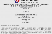 恒大汽车最终落幕，今日起停牌，管理人负责相关破产清算程序