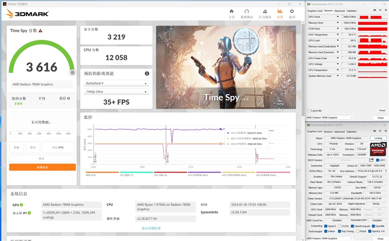 核显第一次干掉GTX 1650！AMD锐龙7 8700G/锐龙5 8600G首发评测：AI生图算力6倍于入门独显 锐龙7 8700G 锐龙5 8600G首发评测 第41张