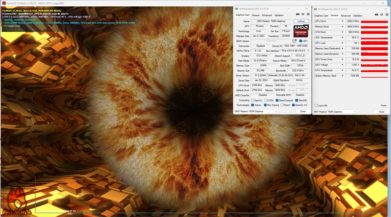 核显第一次干掉GTX 1650！AMD锐龙7 8700G/锐龙5 8600G首发评测：AI生图算力6倍于入门独显 锐龙7 8700G 锐龙5 8600G首发评测 第95张