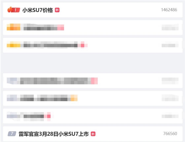 热搜第一！小米SU7价格引发热议：雷军曾说“确实有点贵” 小米SU7 第2张