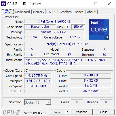 i9-14900KS超频破9.1GHz！连创四大世界记录 i9-14900KS 第1张