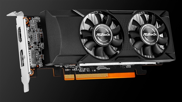 AMD 7年前老卡RX 550突然复活！华擎推出半高刀卡 RX 550 第1张