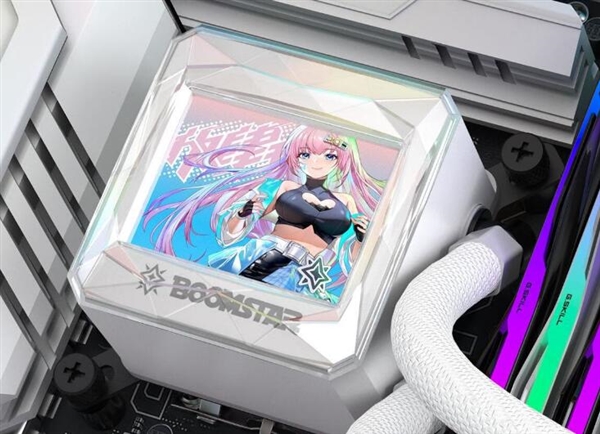 499元起 影驰推出星曜G系列一体式CPU水冷散热器：搭载3.4英寸屏幕 CPU水冷散热器 第2张