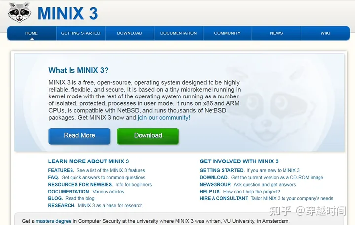 穿越时间·这是所有Linux操作系统的鼻祖—MINIX操作系统 MINIX操作系统 第1张