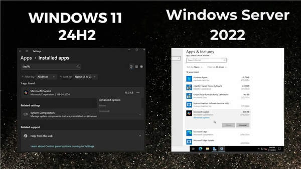 微软迷之操作：悄悄向Windows Server 2022服务器系统推送Copilot Windows 2022 第1张