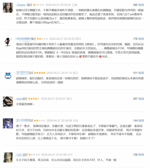 《哈尔滨一九四四》杨幂演技引争议！豆瓣网友称被其演技劝退 哈尔滨一九四四 杨幂 第4张