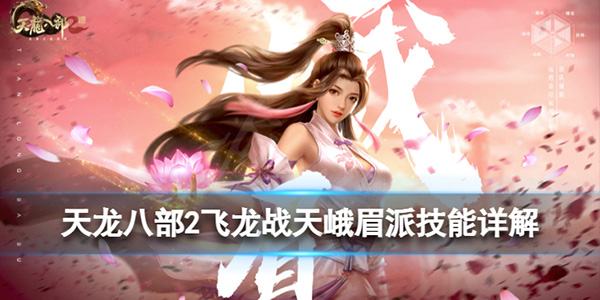 飞龙在天天龙八部（天龙八部2飞龙战天峨嵋派技能详解） 第1张