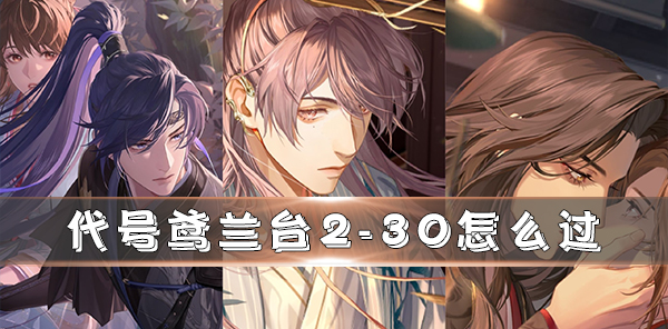 代号鸢兰台2-30攻略（代号鸢兰台2-30怎么过） 第1张