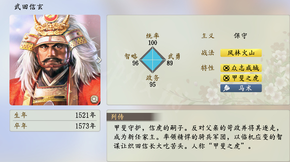 信长之野望新生武将排名介绍（信长之野望新生武将排名介绍） 第3张