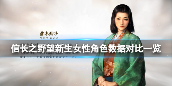 信长之野望练度（信长之野望新生女性角色数据对比一览） 第1张