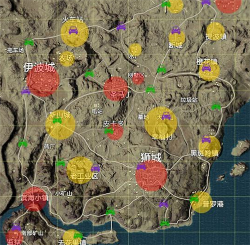 和平精英四个地图图片（和平精英四大地图笔记分析） 第2张