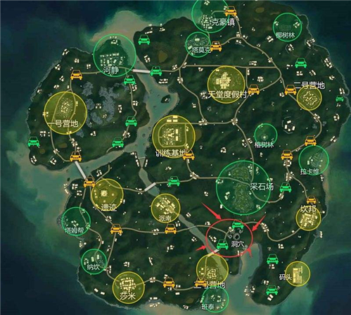 和平精英四个地图图片（和平精英四大地图笔记分析） 第3张