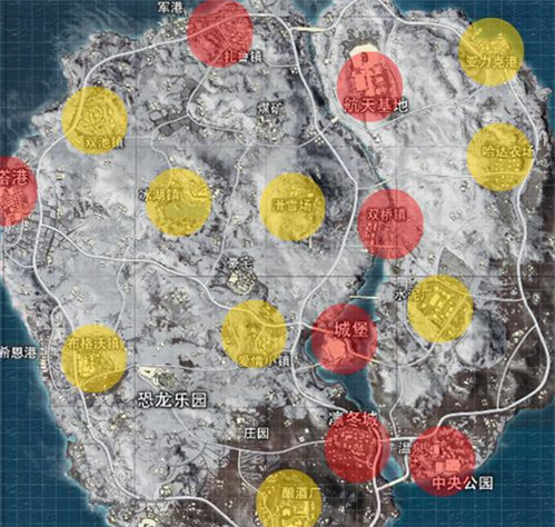 和平精英四个地图图片（和平精英四大地图笔记分析） 第5张