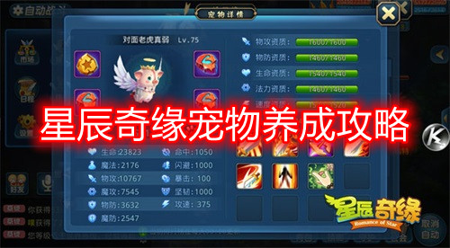 星辰奇缘宠物攻略（星辰奇缘宠物养成攻略） 第1张