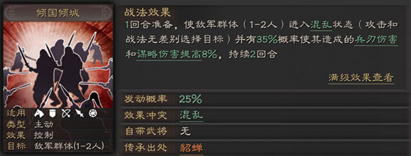 三国志战略版倾国倾城战法攻略（居然可以这样） 第1张