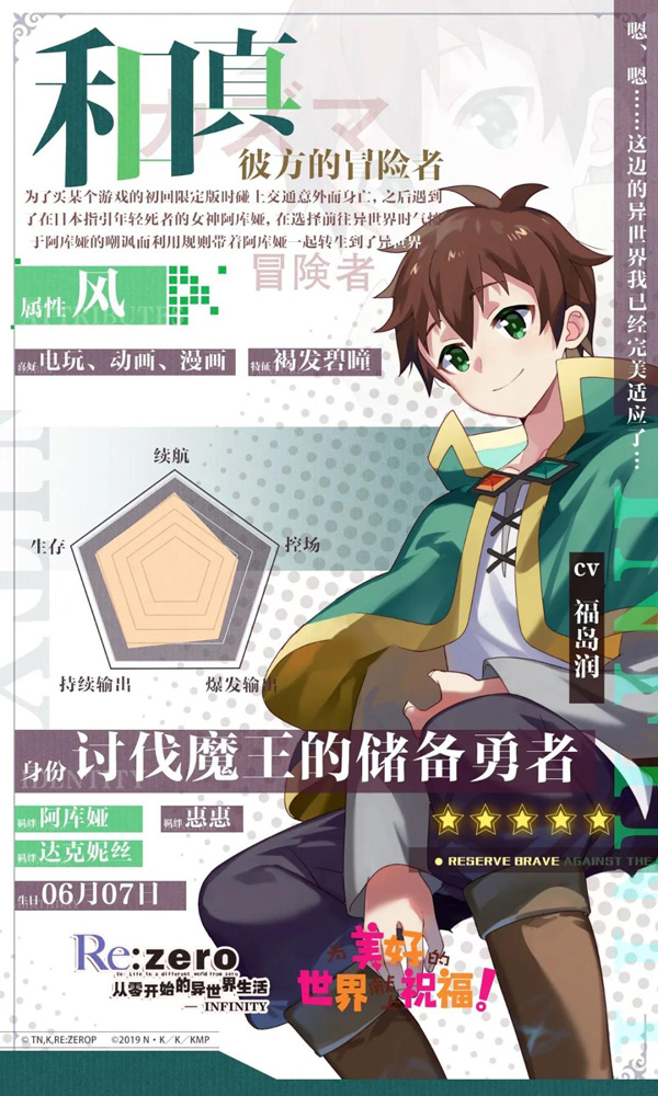 从零开始的异世界生活联动角色和真彼方的冒险者资料介绍（干货分享） 第2张