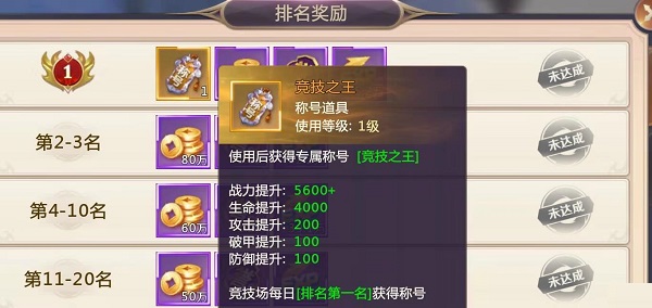 绝世仙王竞技场怎么玩 竞技场玩法分享（墙裂推荐） 第3张