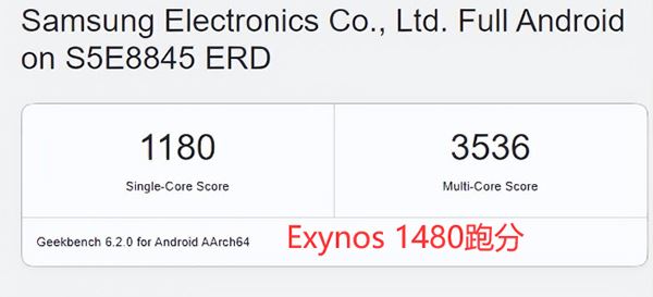 三星Exynos1480相当于骁龙多少 三星Exynos1480处理器详细介绍 三星Exynos1480 第1张