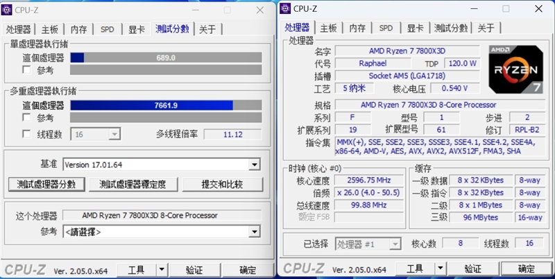 i7-13700KF VS 锐龙7 7800X3D对比评测 7800X3D 对比评测 第9张