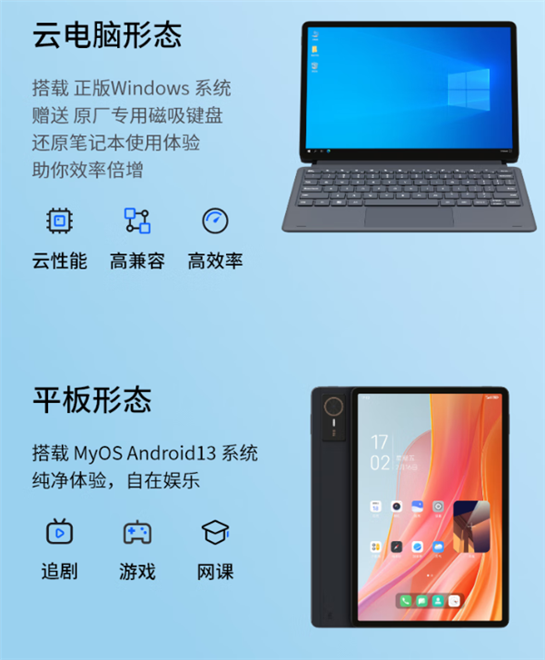 搭载紫光展锐国产芯！中兴二合一5G云电脑“逍遥”系列开售：1899元起 中兴二合一5G云电脑 逍遥 紫光展锐国产芯 第2张