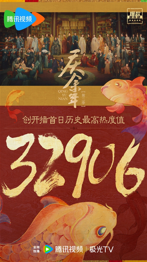 《庆余年2》开播首日站内热度值32906：破腾讯视频历史最高记录！ 庆余年2 第1张
