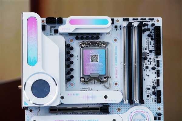 铭瑄首款瑷珈主板MS-iCraft B760M CROSS图赏 MS-iCraft CROSS 第4张
