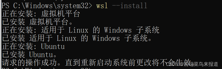 win11安装wsl报错之无法解析服务器的名称或地址的问题及解决方法 win11安装wsl报错 第7张