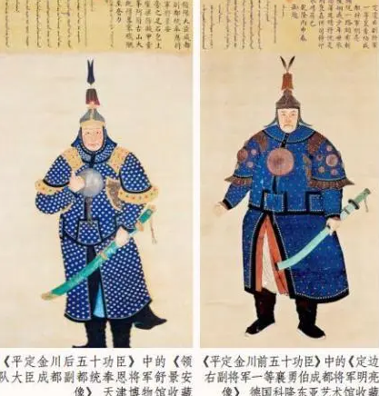 古代将军画像为什么都是大肚子 行军打仗不应该是高大壮硕的肌肉吗（奔走相告） 第1张