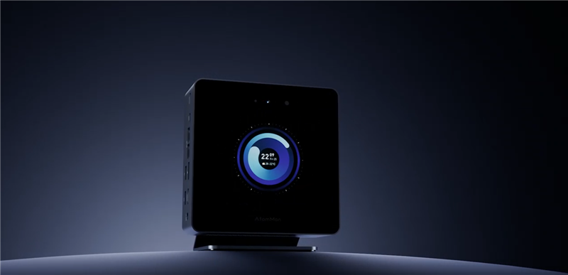 原子侠X7 Ti迷你主机评测：豪华三网卡七USB 灵动屏还能当时钟摆件 Ti迷你主机评测 第37张
