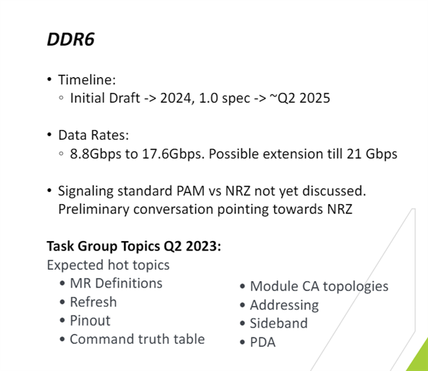 我还在用DDR3内存，DDR6内存就来了！频率将达到惊人的21GHz！ DDR6内存 第2张