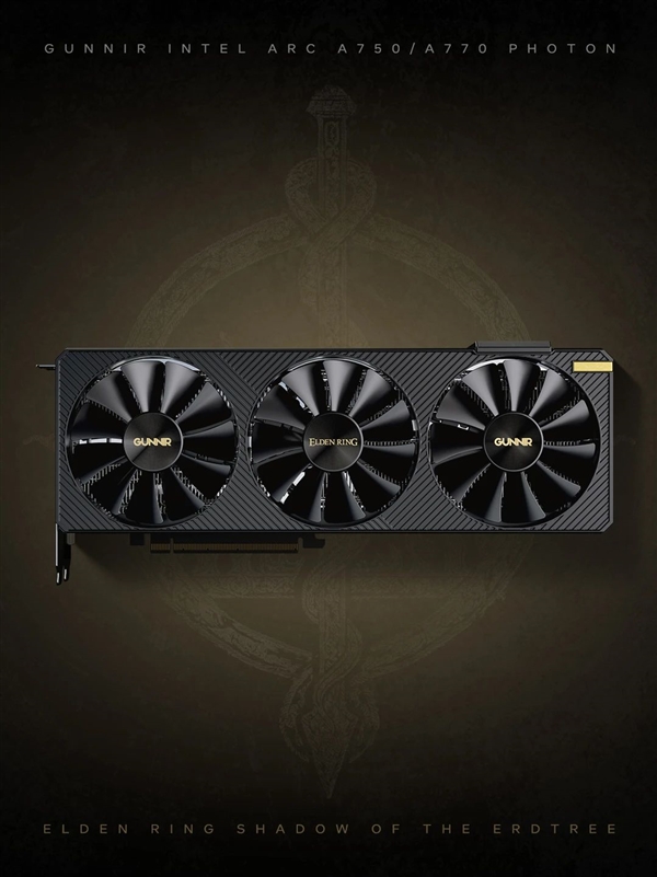 联名艾尔登法环：蓝戟正式发布黄金树幽影版Arc A770/A750 蓝戟Arc 第3张