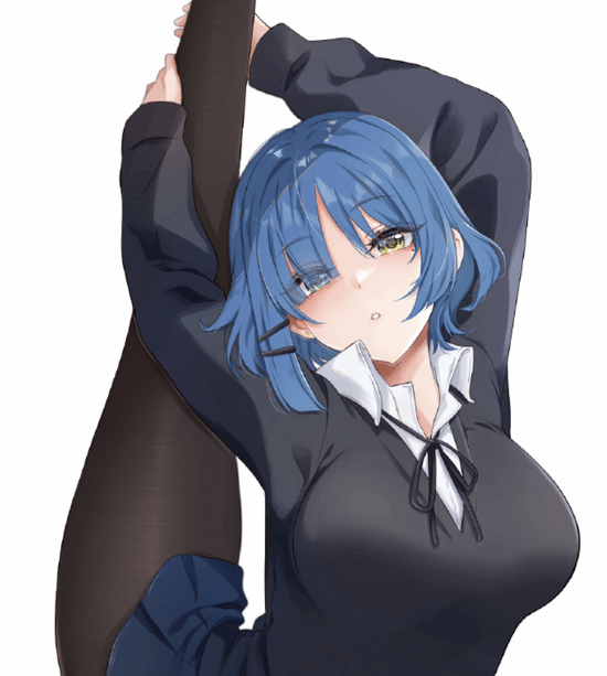 被质疑插画用AI生成：“一字马”美女画师晒照片澄清 插画用AI生成 一字马 第2张