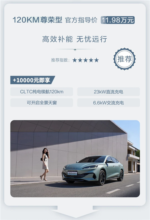 9.98万起扔出核弹 一文读懂比亚迪海豹06DM-i如何选：三款最超值 比亚迪海豹06DM-i 第5张