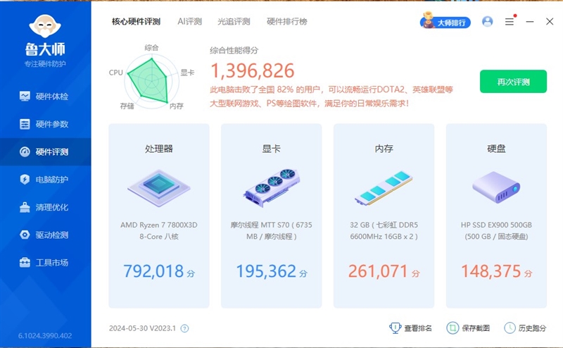 摩尔线程MTT S70显卡评测：5月驱动性能再次大幅提升 多款游戏超越GTX 1650 S70显卡评测 GTX 第21张