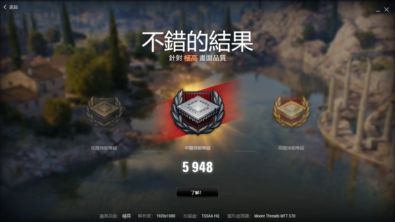 摩尔线程MTT S70显卡评测：5月驱动性能再次大幅提升 多款游戏超越GTX 1650 S70显卡评测 GTX 第39张