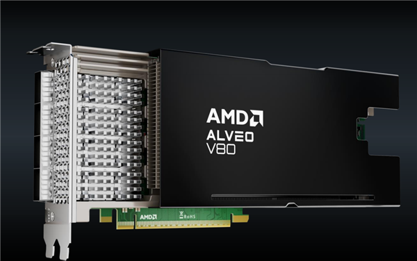 AMD发布全新计算加速卡Alveo V80：自带32GB BHM2E、800G网络 Alveo V80 32GB BHM2E 800G网络 第18张