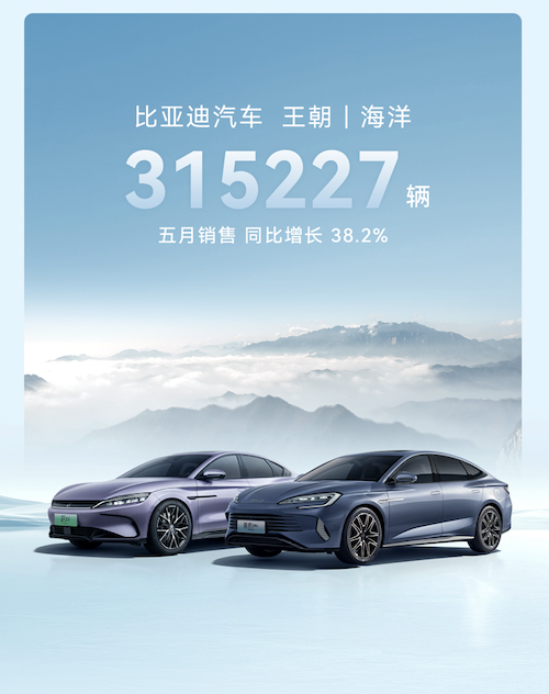 累计销量超33万台！比亚迪4月销量公布：同比增长38.2% 比亚迪 第3张
