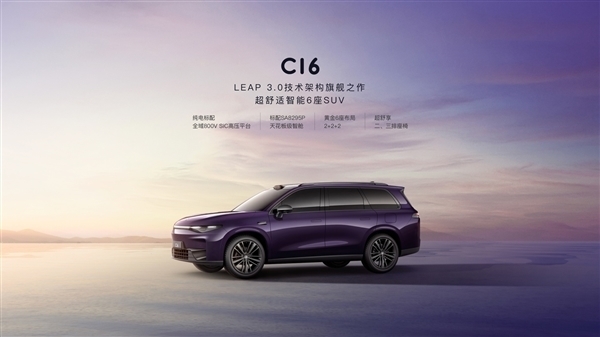 顶配不超20万元！零跑C16将于6月上市：定位六座中型SUV 零跑C16 第1张