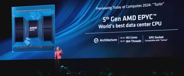 192核心384线程彻底无敌！AMD Zen5 EPYC下半年正式推出 192核心384线程 AMD EPYC 第1张