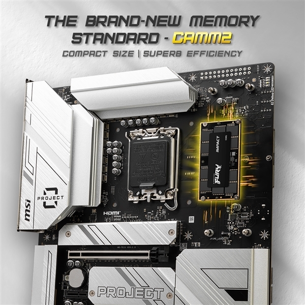 内存设计领域下一次革命！微星推出Z790 PROJECT ZERO PLUS CAMM2主板 微星Z790 第3张