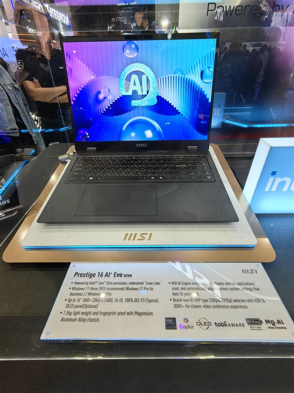 微星全新尊爵、绝影、Summit系列笔记本亮相：AMD/Intel下代AI处理器都有了 微星Summit系列笔记本 AI处理器 第4张