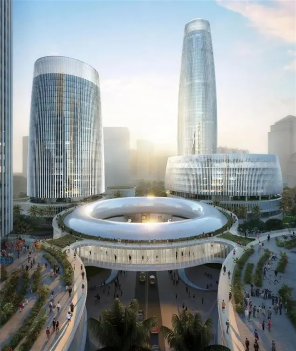 OPPO东莞手机业务总部即将落成 网友戏称像净化器滤芯 OPPO手机业务总部 第2张